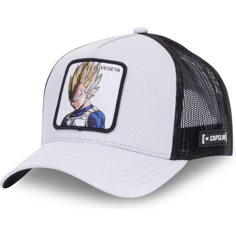 cappello-trucker-bianco-e-nero-vegeta-super-saiyan-dbz7-veg-dragon-ball-di-capslab