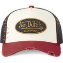 von-dutch-grre-beige-schwarze-und-rote-trucker-kappe