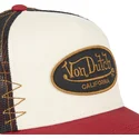 von-dutch-grre-beige-schwarze-und-rote-trucker-kappe