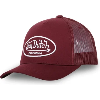 Rote verstellbare Trucker-Kappe LOF B11 von Von Dutch