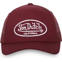 czerwona-regulowana-czapka-trucker-lof-b11-marki-von-dutch