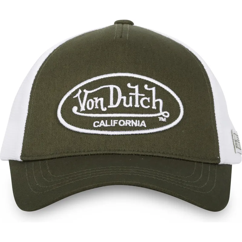grune-und-weisse-verstellbare-trucker-kappe-lof-b16-von-von-dutch