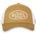 braune-und-weisse-verstellbare-trucker-kappe-lof-b18-von-von-dutch