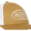 braune-und-weisse-verstellbare-trucker-kappe-lof-b18-von-von-dutch
