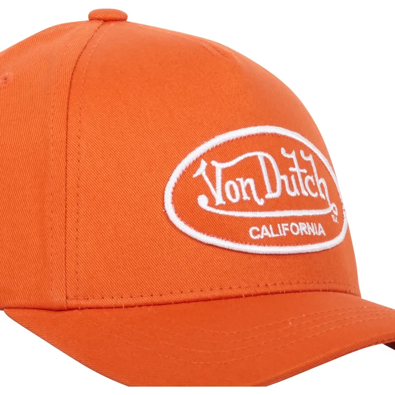 cappellino-visiera-curva-arancione-regolabile-lof-c11-di-von-dutch