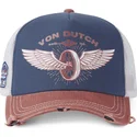 von-dutch-crew19-blue-and-brown-trucker-hat