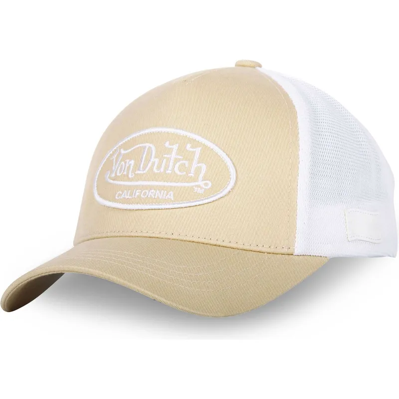 trucker-cap-beige-und-weiss-verstellbar-lof-b14-von-von-dutch