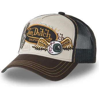 trucker-kappe-braun-patches03-von-von-dutch