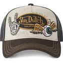 casquette-trucker-marron-patches03-von-dutch