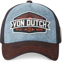 von-dutch-lea02-blaue-und-schwarze-trucker-kappe