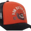 cappellino-trucker-arancione-e-nero-crew17-di-von-dutch