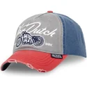 cappellino-curvo-grigio-blu-e-rosso-regolabile-mot-di-von-dutch