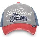 graue-blaue-und-rote-verstellbare-curved-cap-mot-von-von-dutch