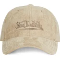 casquette-courbee-beige-ajustable-sue-e-von-dutch