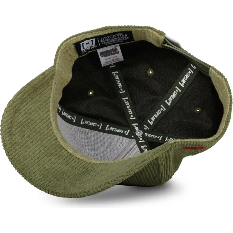 grune-gebogene-snapback-kappe-kakashi-hatake-ns3-cor-naruto-von-capslab
