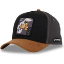 gorra-curva-negra-y-marron-snapback-bugs-bunny-y-pato-lucas-loo10-bad-looney-tunes-de-capslab