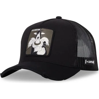 Καπέλο trucker μαύρο Silvestre LOO10 SYL Looney Tunes από Capslab