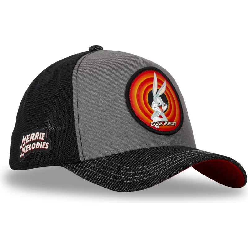 gorra-trucker-grau-und-schwarz-bugs-bunny-loo10-vbu-looney-tunes-von-capslab