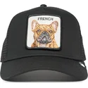 czarna-czapka-trucker-z-francuskim-buldogiem-the-french-frenchie-the-farm-od-goorin-bros