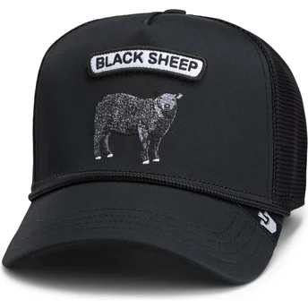 Casquette trucker noire mouton GB2 Black Sheep The Rocker The Farm Goorin Bros.