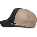 gorra-trucker-nera-e-beige-pantera-gb2-black-panther-the-rocker-the-farm-di-goorin-bros