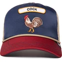 mehrfarbige-trucker-kappe-hahn-cock-gb2-rooster-the-rocker-the-farm-von-goorin-bros