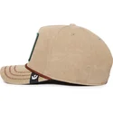 beige-bojd-snapback-keps-med-anka-lucky-duck-canvas-the-farm-fran-goorin-bros