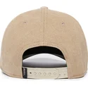 beige-snapback-kappe-mit-gebogenem-schirm-lucky-duck-canvas-the-farm-von-goorin-bros