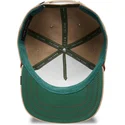 beige-bojd-snapback-keps-med-anka-lucky-duck-canvas-the-farm-fran-goorin-bros