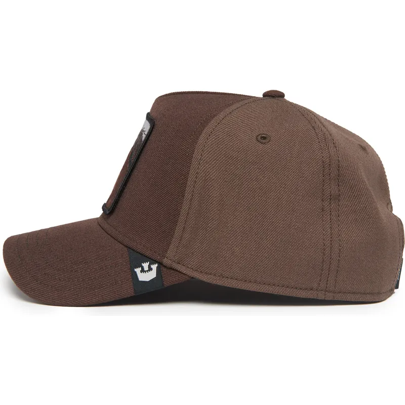 mutzen-gebogen-braun-snapback-the-farm-von-goorin-bros mutzen-gebogen-braun-snapback-the-farm-von-goorin-bros
