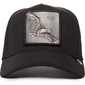 gorra-trucker-nera-pipistrello-fly-the-suede-bat-blacked-out-the-farm-di-goorin-bros