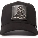 casquette-trucker-noire-cheval-the-suede-stallion-blacked-out-the-farm-goorin-bros