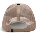 trucker-cap-beige-und-schwarz-schlange-the-vicious-snake-eco-brutalism-the-farm-von-goorin-bros