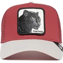 cappellino-trucker-rosso-e-grigio-pantera-the-panther-big-cats-the-farm-di-goorin-bros