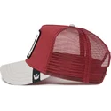 cappellino-trucker-rosso-e-grigio-pantera-the-panther-big-cats-the-farm-di-goorin-bros