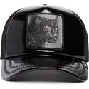goorin-bros-die-farm-schwarze-trucker-kappe-panther-obsidian-panther-puff-patent