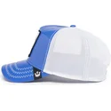goorin-bros-the-farm-blaue-und-weisse-trucker-kappe-stallion-horsepower-puff-patent-pferd