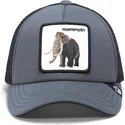 graue-trucker-kappe-fur-kinder-mammut-mammoth-fuzzy-trunk-extinct-the-farm-von-goorin-bros