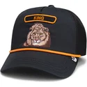 czapka-trucker-czarna-lew-king-gb2-lion-the-rocker-the-farm-od-goorin-bros