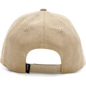 casquette-courbee-marron-claire-snapback-ours-bear-bareduck-canvas-the-farm-goorin-bros