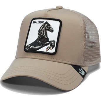 Gorra trucker beige caballo The Stallion The Farm de Goorin Bros.