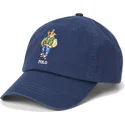 berretto-curvo-blu-navy-regolabile-polo-bear-twill-di-polo-ralph-lauren