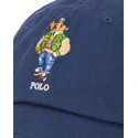 berretto-curvo-blu-navy-regolabile-polo-bear-twill-di-polo-ralph-lauren