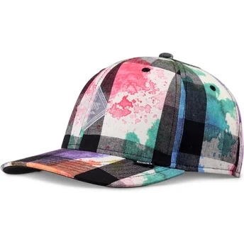 Mützen gebogen mehrfarbig snapback TrueFit Dirty Check von Djinns