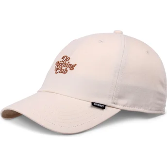 Beige verstellbare gebogene Kappe Do Nothing Club DNC 30th von Djinns