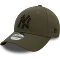 casquette-courbee-verte-ajustable-9forty-seasonal-infill-new-york-yankees-mlb-new-era