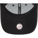 schwarze-verstellbare-9forty-seasonal-infill-kappe-der-new-york-yankees-mlb-von-new-era