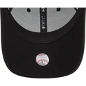 cappellino-curvo-nero-regolabile-9forty-check-infill-dei-new-york-yankees-mlb-di-new-era