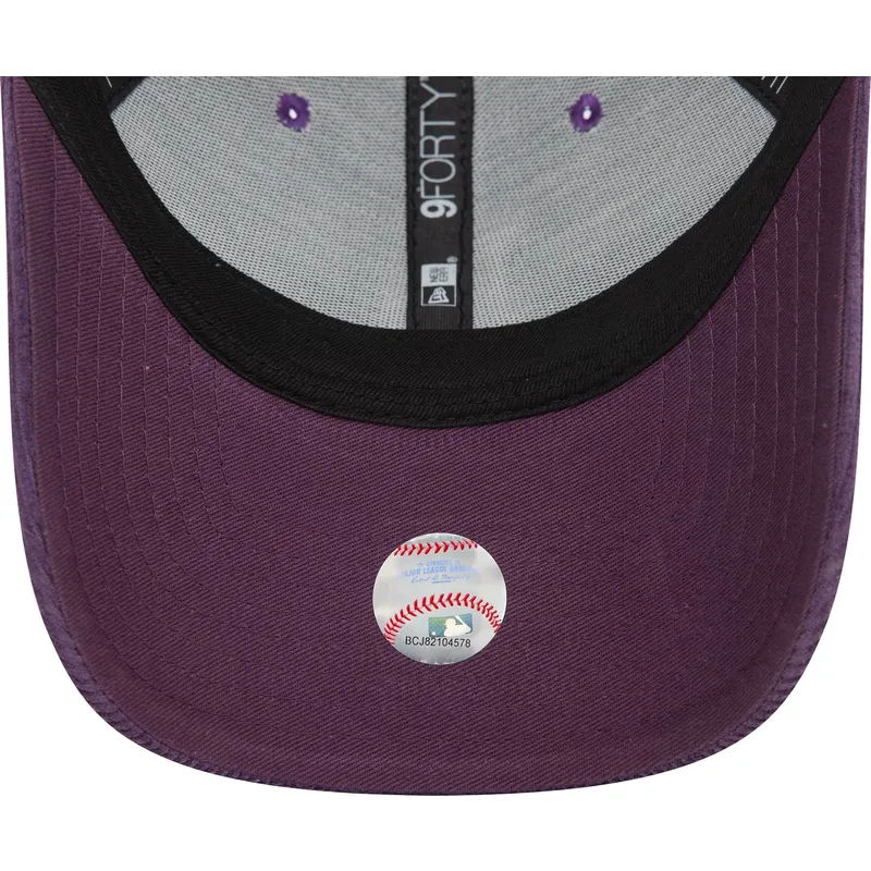 mutzen-gebogen-violett-verstellbares-band-9forty-cord-der-los-angeles-dodgers-mlb-von-new-era mutzen-gebogen-violett-verstellbares-band-9forty-cord-der-los-angeles-dodgers-mlb-von-new-era