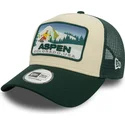 grune-trucker-kappe-a-frame-ski-patch-von-aspen-stadte-und-strande-von-new-era